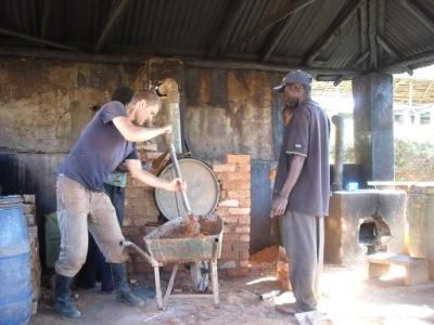 fleissig am schaffen